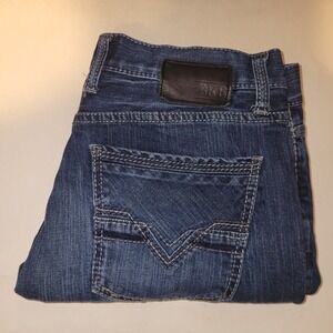 Buckle BKE Carter Bootleg Jeans Men's Size 34x31 34R Blue